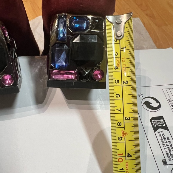 NWOT - Faux Suede Lace Ankle Boots (US 7) - Picture 8 of 10